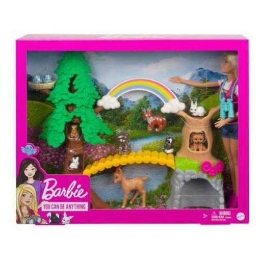 Barbie Tropikal Yaşam Rehberi Bebek Oyun Seti nin resmi
