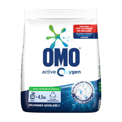 Omo Active Oxygen Toz Deterjan 4,5 Kg nin resmi