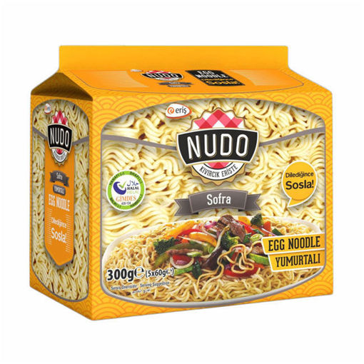Nudo Egg Yumurtalı Noodle 300gr nin resmi