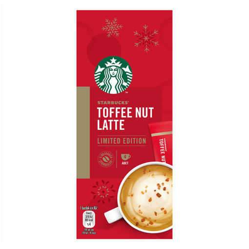 Starbucks Toffee Nut Latte Kahve 4x23Gr nin resmi