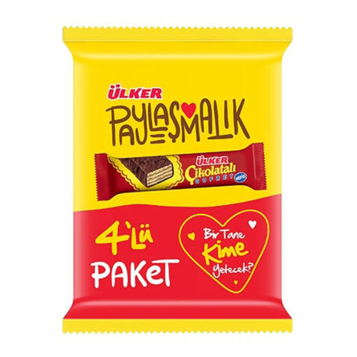 Ülker Çikolatalı Gofret 144gr 4lü nin resmi