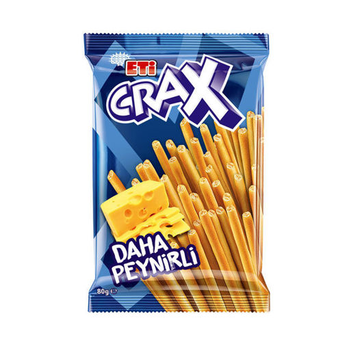 Eti Crax Çubuk Kraker Peynirli 80 Gr nin resmi