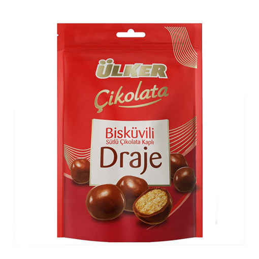 Ülker Çikolata Bisküvili Draje 150 Gr nin resmi