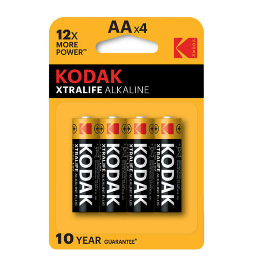 Kodak Xtralife Alkalin Kalem Pil Aa 4'Lü nin resmi