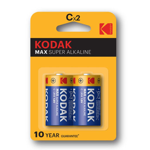 Kodak Max Alkalin Orta Pil 2 Adet nin resmi