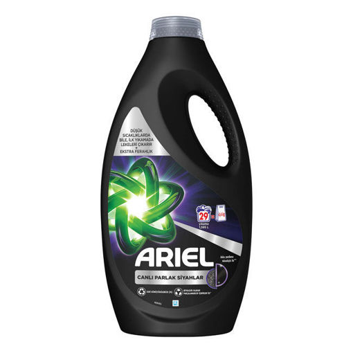 Ariel 29 Yıkama Sıvı Çamaşır Deterjanı Parklak Siyahlar nin resmi