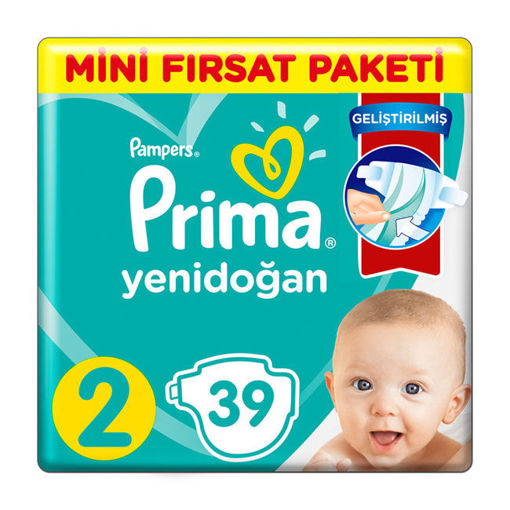 Prima Bebek Bezi Aktif Bebek 2 Beden 39 Adet Fırsat Paketi nin resmi