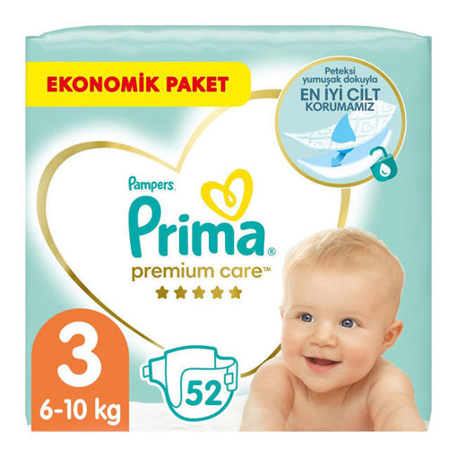 Prima Premium Care Ekonomik Paket 3 Beden Mıdı 6-10 Kg 52Li nin resmi