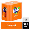 Fanta Portakal Aromalı Gazoz Kutu 6X250 Ml nin resmi