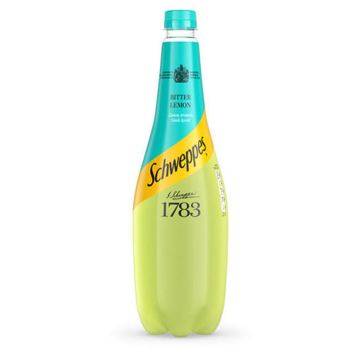 Schweppes Bitter Limon Aromalı Gazlı İçecek Cam 1Lt nin resmi