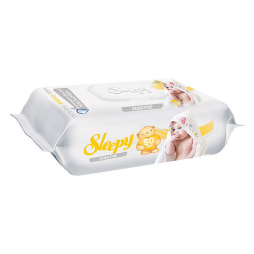 Sleepy Sensitive Bebek Islak Mendil 90 Adet nin resmi
