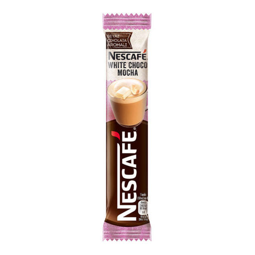 Nescafe White Choco Mocha Beyaz Çikolata Aromalı 19,2 gr nin resmi