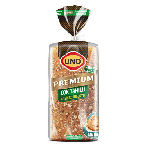 Uno Premium Çok Tahıllı ve Siyez Buğdaylı Ekmek 350 Gr nin resmi