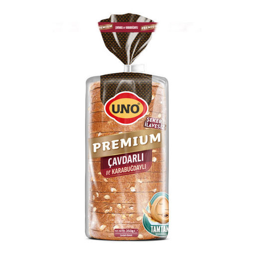 Uno Premium Çavdarlı ve Karabuğdaylı Ekmek 350 Gr nin resmi