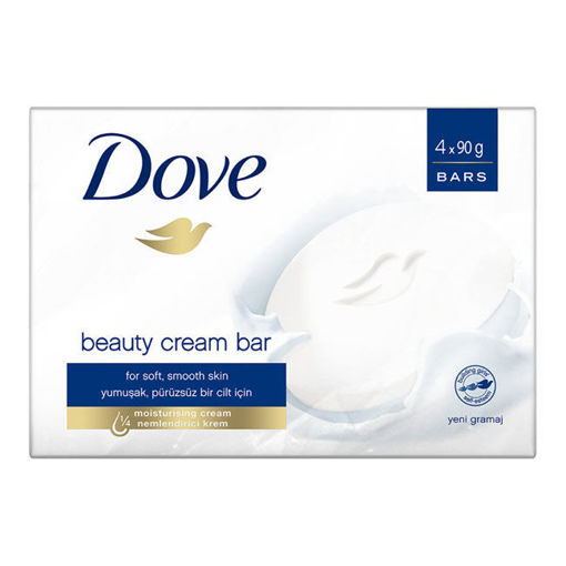 Dove Sabun Beauty Cream Bar Original 4x90 gr nin resmi