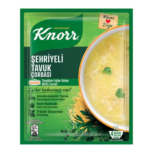 Knorr Şehriyeli Tavuk Çorbası 51Gr nin resmi