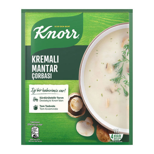 Knorr Kremalı Mantar Çorbası 63 Gr nin resmi