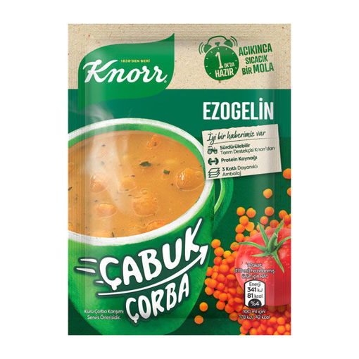 Knorr Çabuk Çorba Ezogelin 22 Gr nin resmi