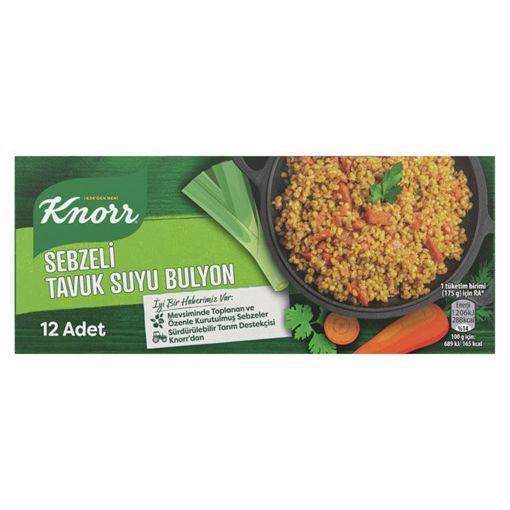 Knorr Sebzeli Tavuk Suyu Bulyon 120 Gr nin resmi