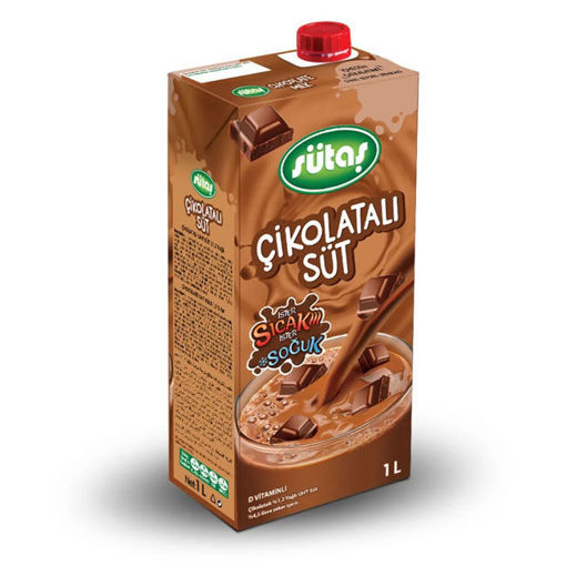 Sütaş Çikolatalı Süt 1 Lt nin resmi