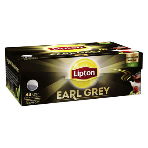 Lipton Demlik Poşet Çay Earl Grey 48'Li 153Gr nin resmi
