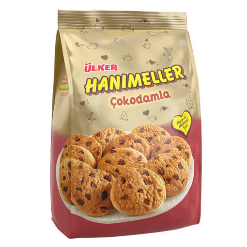 Ülker Hanımeller Damla Çikolatalı Kurabiye 150 Gr nin resmi