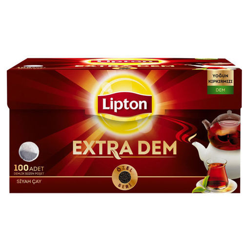 Lipton Extra Dem Demlik Poşet Çay 100'Lü 320 Gr nin resmi