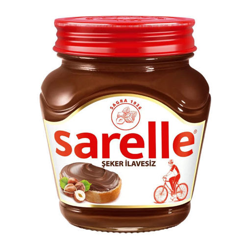 Sarelle Şekersiz Kakaolu Fındık Ezmesi 350gr nin resmi