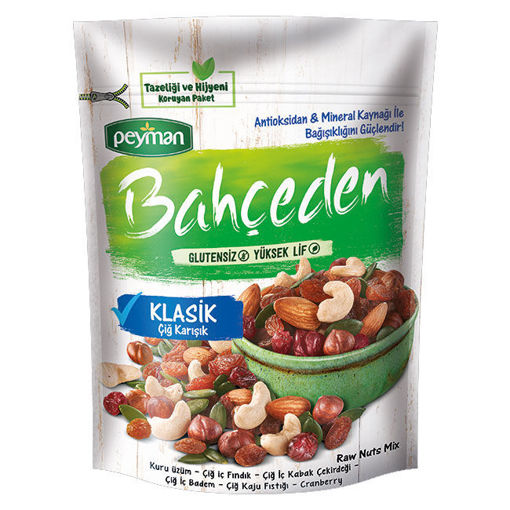 Peyman Bahceden Çiğ Karışık Kuruyemiş 165gr nin resmi