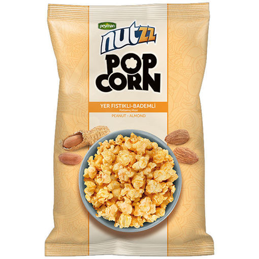 Peyman Nutzz Popcorn Yer Fıstıklı Bademli 85gr nin resmi
