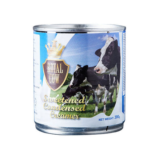 Royal Cow Şekerli Bitkisel Yağlı Konsantre Krema 390g nin resmi