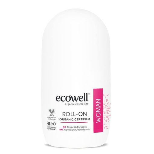Ecowell Organik Roll on Kadın 75 ml nin resmi