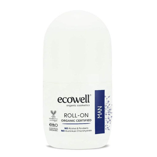 Ecowell Organik Roll on Erkek 75 ml nin resmi