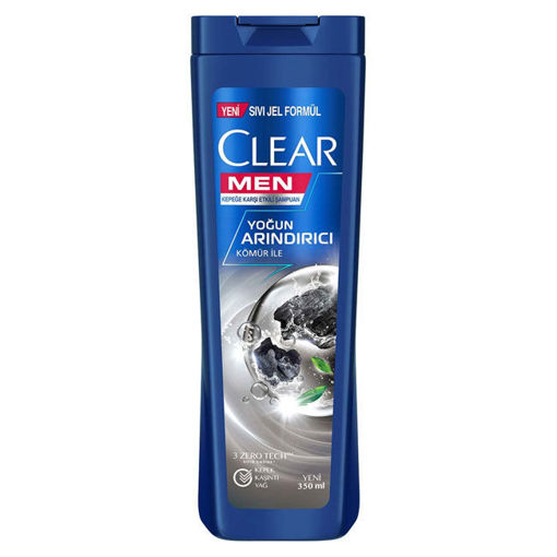 Clear Men Yoğun Arındırıcı Kepeğe Karşı Etkili Şampuan 350 ml nin resmi