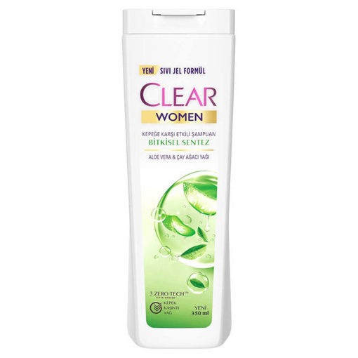 Clear Women Şampuan Bitkisel Sentez 350 Ml nin resmi