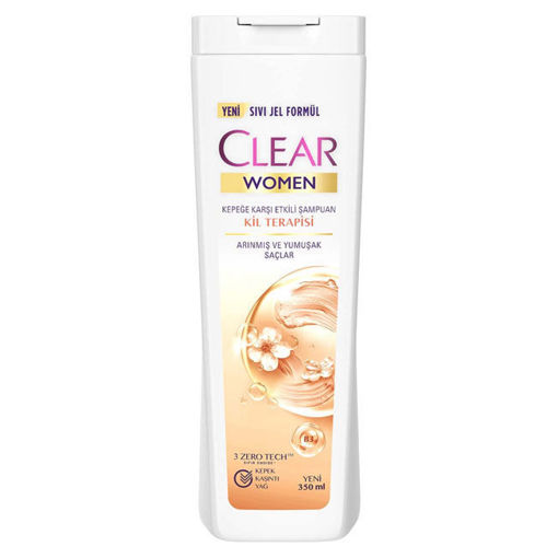 Clear Women Şampuan Kil Terapisi 350 Ml nin resmi