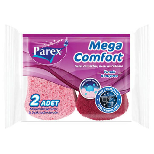 Parex Mega Comfort Oluklu Sünger 2'li nin resmi