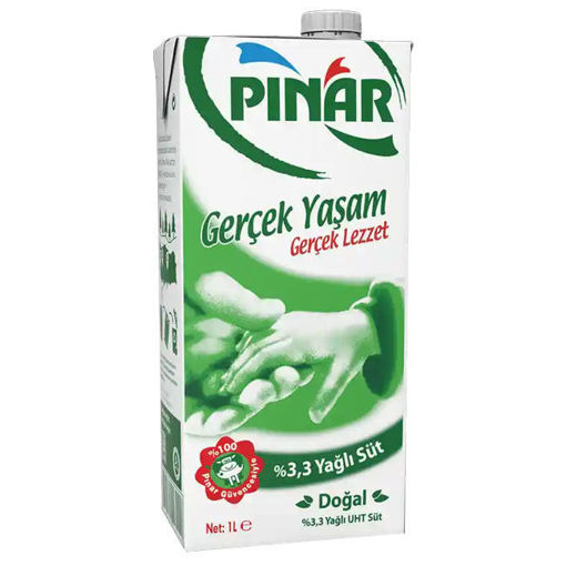 Pınar Yağlı Süt 1 LT nin resmi
