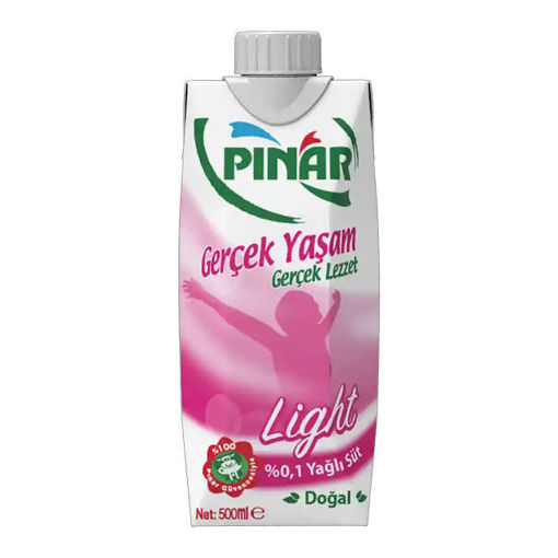 Pınar Extra Lıght Süt 500 Ml nin resmi