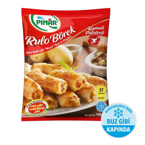 Pınar Rulo Börek Kıymalı Patatesli 500 Gr nin resmi