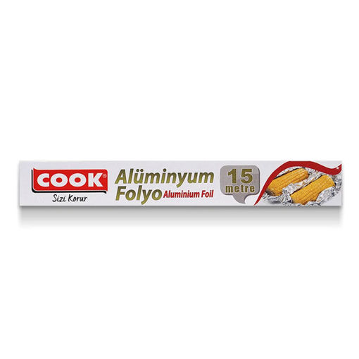 Cook Alüminyum Folyo 15 Mt nin resmi