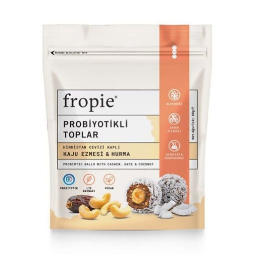 Fropie Kaju Ezmeli Probiyotik Topları 80GR nin resmi