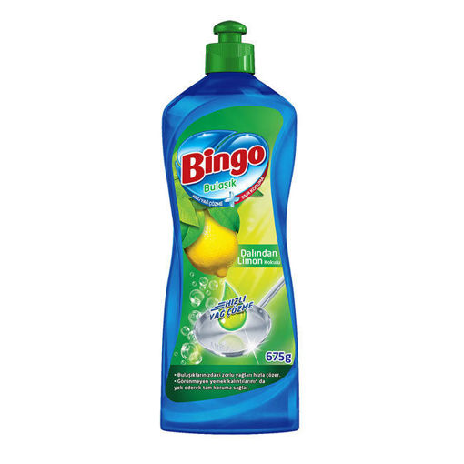 Bingo Sıvı Bulaşık Detarjanı Dalından Limon 675gr nin resmi