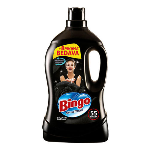 Bingo Sıvı Deterjan Siyah 55 Yıkama 3L nin resmi