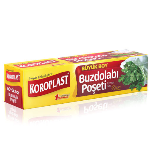 Koroplast Buzdolabı Poşeti Büyük 20'li nin resmi