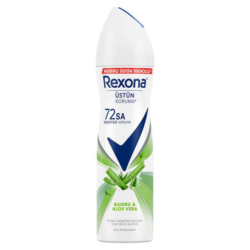 Rexona Kadın Sprey Deodorant Bambu Aloe Vera 150ml nin resmi