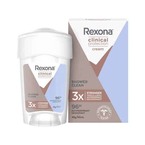 Rexona Kadın Clinical Stick Shower Clean 45 Ml nin resmi