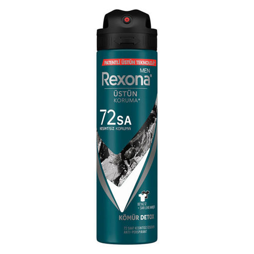 Rexona Men Natural Fresh Kömür Detox Deodorant 150 Ml nin resmi