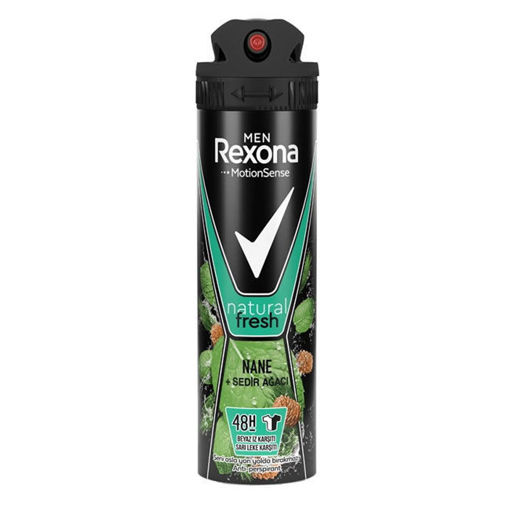 Rexona Men Natural Nane ve Sedir Ağacı Sprey Deodorant 150Ml nin resmi