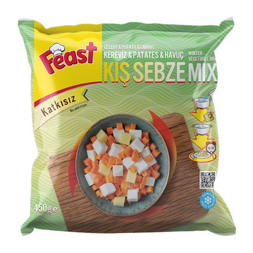 Feast Kış Sebze Mix 450 gr nin resmi